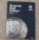 1964 1985 P,D Kennedy Half Dollars in a Whitman folder