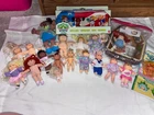 Vintage Cabbage Patch Kids Lot of Figures, Boxed Figures, Small Dolls & MORE