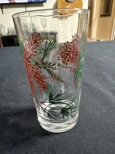 Boscul Eastern White Pine Glass Peanut Butter Vintage 5"H X 2.75'D