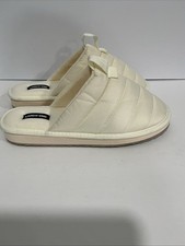 Land  s End Quilted Puffer Indoor/Outdoor Women  s Slippers Size 10, EUC