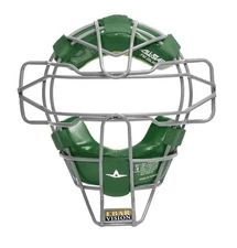 All-Star FM25LMX Catcher's Face Mask, Baseball, Dark Green, Adult