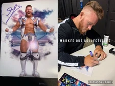 Sean Legacy Signed Matte 8x10 Proof Promo WWE ID NXT EVOLVE AEW CAP