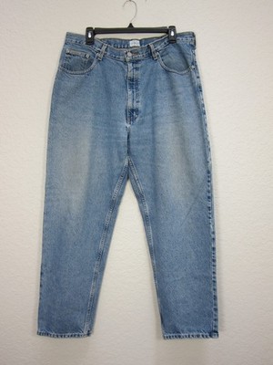 Calvin Klein Jeans Relaxed Fit Jeans Mens 36 Blue Stonewash Denim Straight Leg