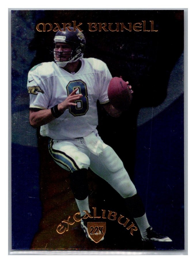 1997 Collector's Edge Excalibur - 22k Knights Mark Brunell #07 /2000 TD0584