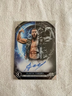 Austin Theory - Auto - 2026 WWE Topps Cosmic Chrome Equinox Autograph #EA-AUT