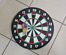 Halex  18” Double Sided Dart Board Regular & Baseball