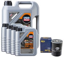 Kit olio motore Top Tec 4200 5W-30 9 litri + filtro olio per Mitsubishi L200 Triton 2.4