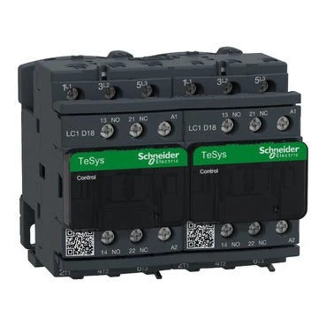 Schneider LC2D18P7 Tesys D Reversing Contactor 3P 3NO 18A 4Kw 230V Ac Coil-image