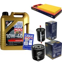 Inspektionskit Filter Liqui Moly ÖL 5L 10W-40 FüR VW Golf IV 1J1 1.4 16V 1.6