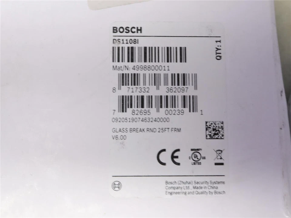 BOSCH DS1108I Round Glass Break Detector - Image 2 of 3