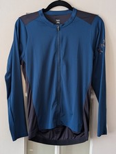 Rapha Pro Team Long Sleeve Cycling Jersey Dark Blue Large Full Zip