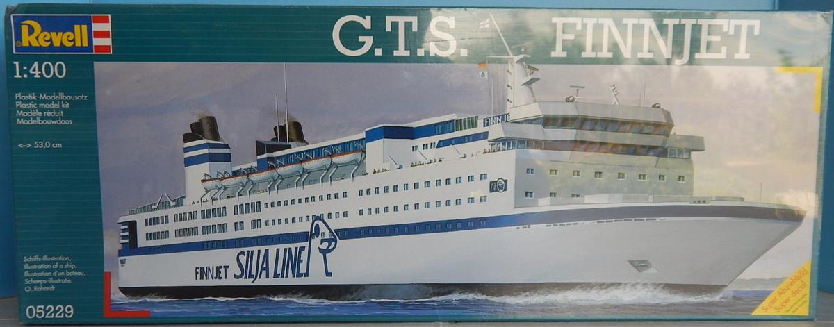 Revell Ocean Liner GTS Finnjet Plastic Model Ship New Sealed Box 1 