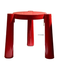 Vintage red Tavello designed by Anna Castelli for Kartel made in Italy