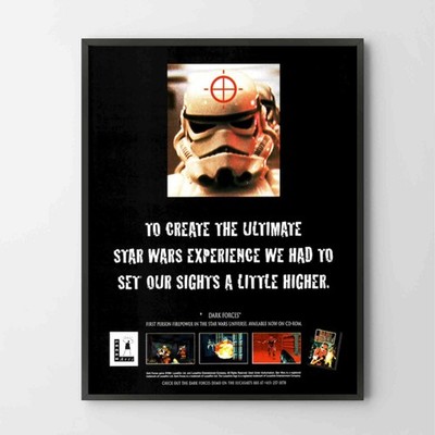 Poster Star Wars Dark Forces PC Glossy Premium Unframed Poster Print G7498
