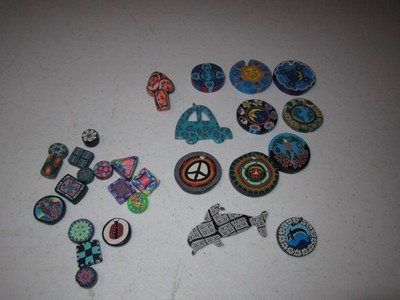 11 Psychedelic Mushroom Peace Moon Sun Dolphin Pendants Necklace Charms Lot NEW!