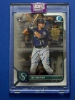 2025 Topps Archives Cal Raleigh 2022 Bowman On Card Auto 15/35 Mariners RC