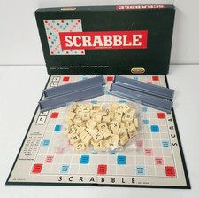Vintage Scrabble Spears Games, Word Board Game 100% Complete