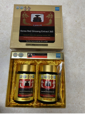 HongSamJeong Korean Red Ginseng 6 Years Old Extract /Cao 365 Hong Sam 240g x 2ea
