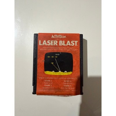 Activision Laser Blast Atari 2600 Video Game Cartridge AG-008 1981 David Crane