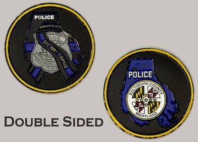 Baltimore County Police Officer Amy Caprio Memorial Challenge Coin  J#13