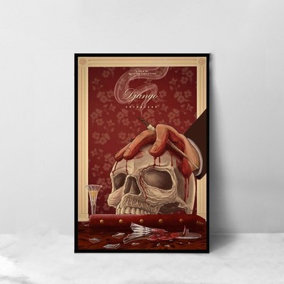 Django Unchained Movie Poster Wall Art Decor Unframed  3sz