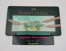 Faber Castell Pitt Pastel Pencils 12 Colour Tin.