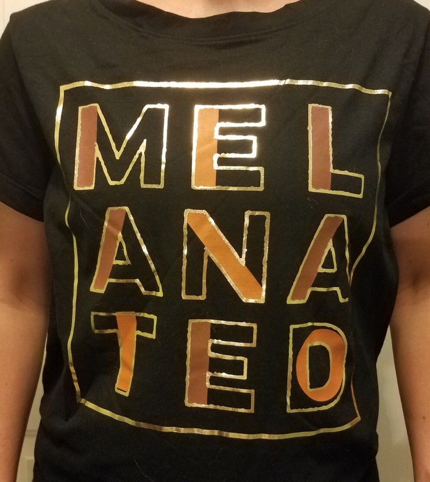 NEW Bridgeforth Farms Women's Black History Melanated T-Shirt Size ...