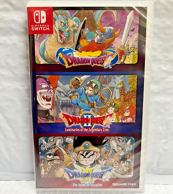 Dragon Quest 1, 2, 3 Collection Switch Brand New Game Special