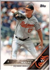 2016 Topps #411 Brian Matusz NM-MT Orioles ID:3049