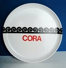 BITTER CORA VINTAGE 60s MELAMINE ADVERTISING TRAY BAR DRINK FURNITURE