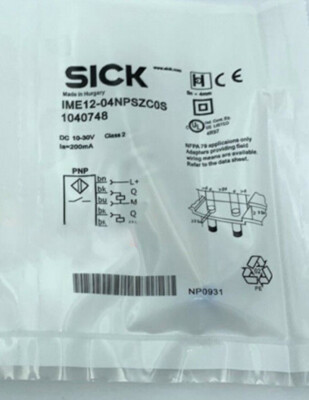 NEW SICK IME12-04NPSZC0S Proximity Switch