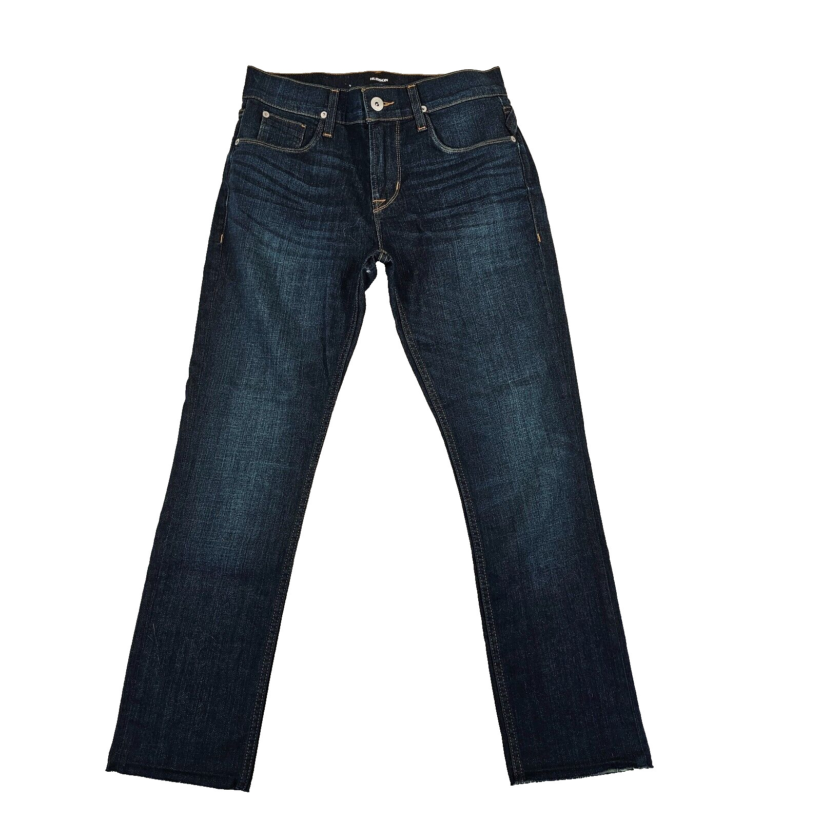 Hudson Sartor Relaxed Skinny Jeans Men 30x27 Blue Mid Rise Stretch