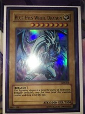 YuGiOh - Blue-Eyes White Dragon - Ultra - LOB-001 - Unlimited Edition Original