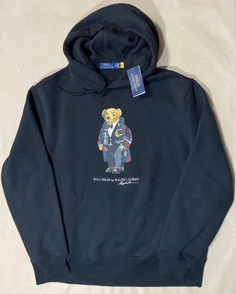 Polo bear sweatshirt best sale black