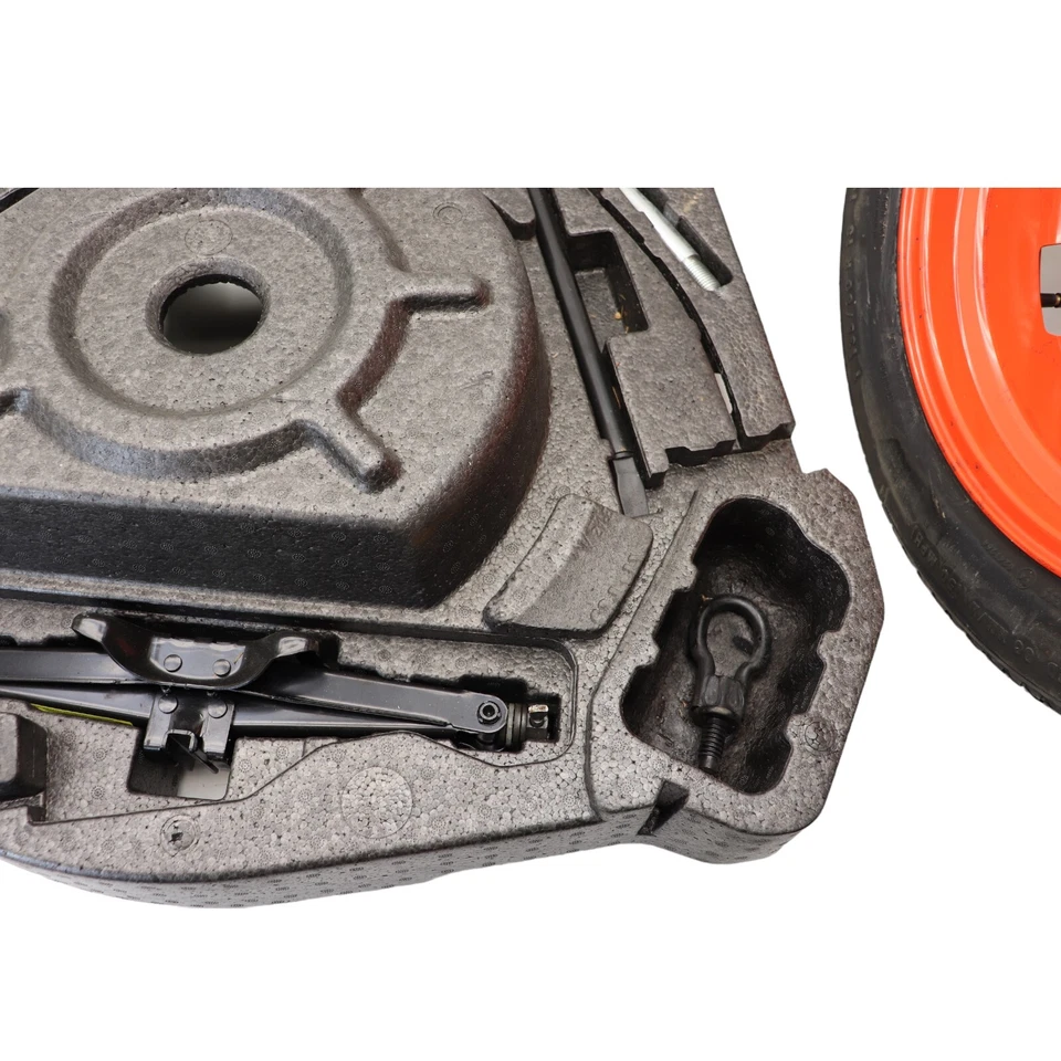 Jaguar XJ X351 2010-2015 rueda de repuesto neumático donut gato y herramientas rojo 18" #B-3-2 Foto 4 de 4