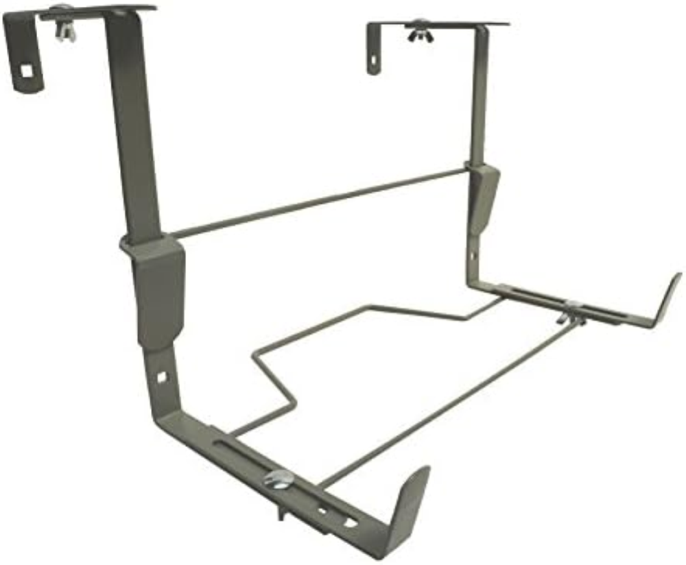 Louis Moulin - Supporto per fioriera, fissaggi Regolabili, in Ardesia, 35 x 32 x