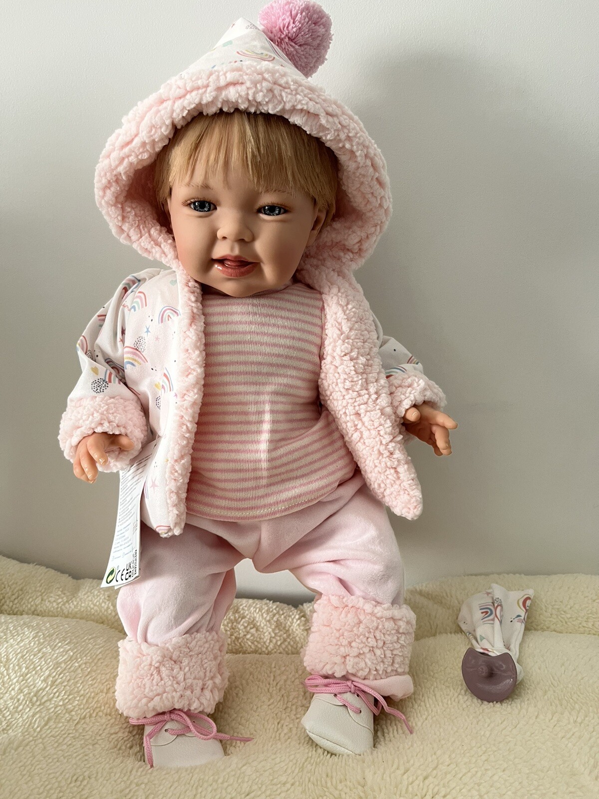 Scented REBORN BABY GIRL DOLL SET 45CMS Dummy Outfit Full Poseable Limbs eBay