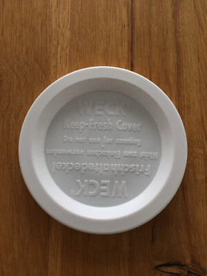 Weck Frischhaltedeckel RR80 5 Stück Kunststoff