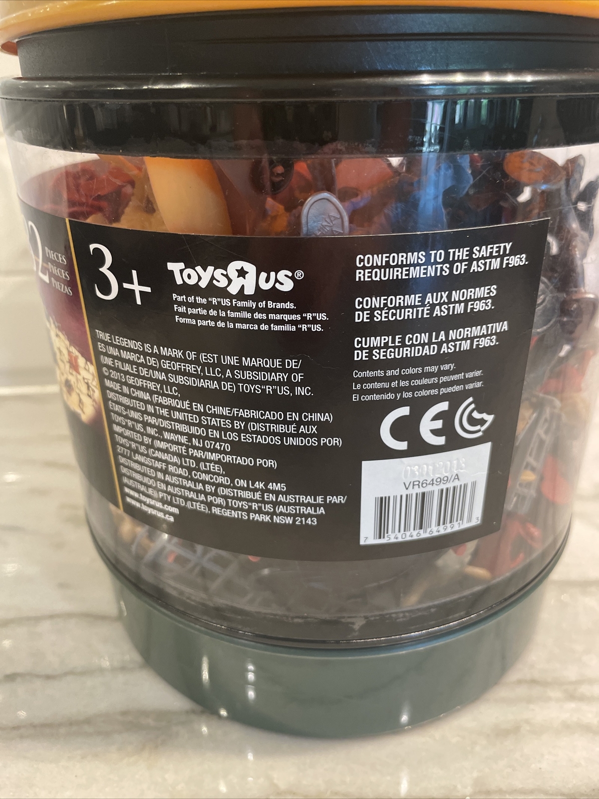 True Legends Mythical Warriors 72pc Plastic Figure Playset Toys R Us eBay