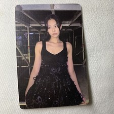 JENNIE BLACKPINK Girl 7th Anni Edition Celeb K-pop Photo Black Dress 1