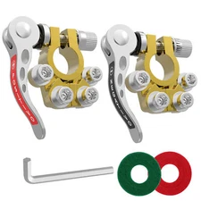 2x 12V 24V Automotive Car Top Post Battery Terminals Wire Cable Clamp Connectors