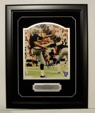 Ray Guy autographed Oakland Raiders 8x10 professionally framed w engraved namep 