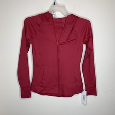 NWT Reebok Womens S Pink Full Zip Up Jacket MSRP 78