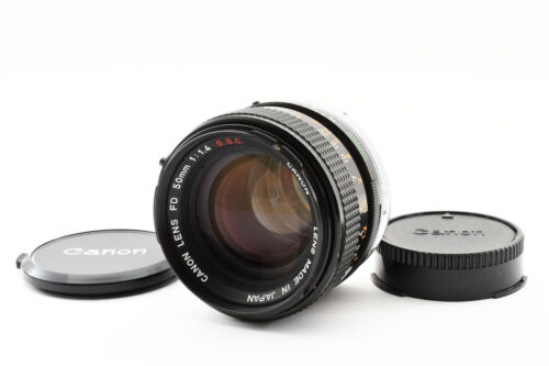 [Near MINT] Canon FD 50mm f/1.4 AS.S.C. SSC Manual Focus Standard Lens JAPAN - Afbeelding 1 van 24