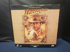 INDIANA JONES AND THE LAST CRUSADE LASERDISC - LETTERBOX EDITION EXTENDED PLAY