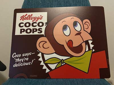 Tischset, platzset, neu, Original, kellogs, 3 stk.coco Pops