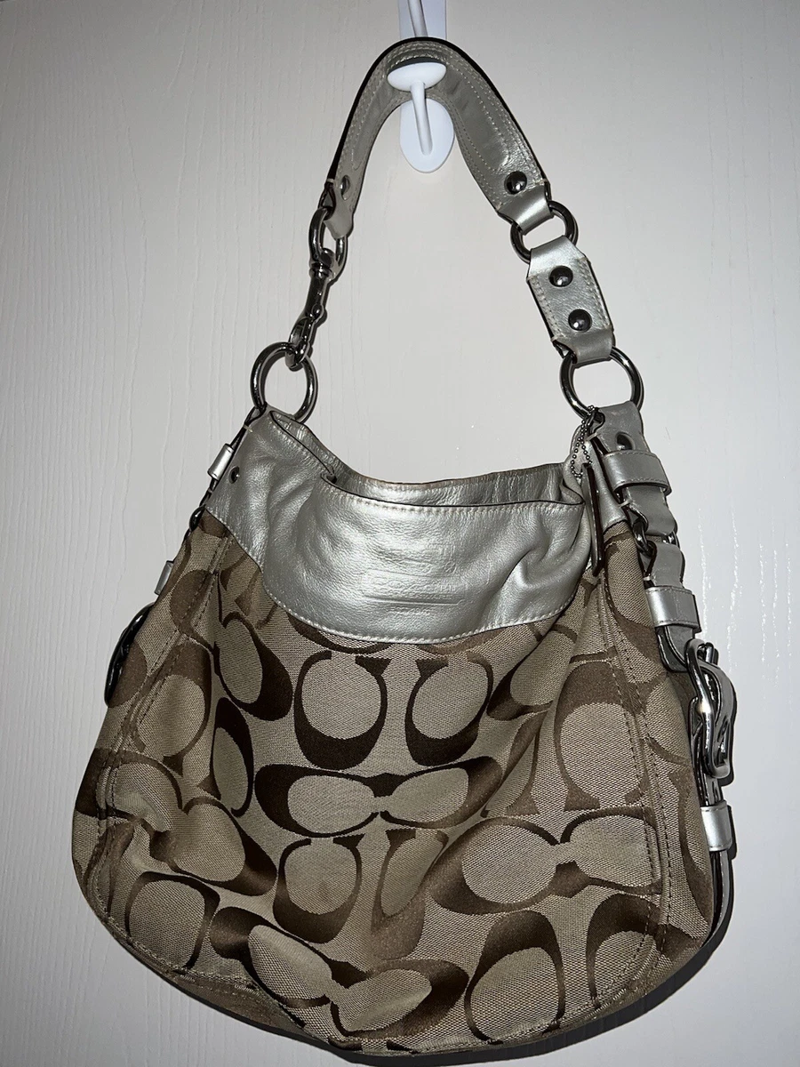 Coach Leather Abby Duffle Purse - #F31507 - Grey Birch/Silver : Amazon.in:  Bags, Wallets and Luggage