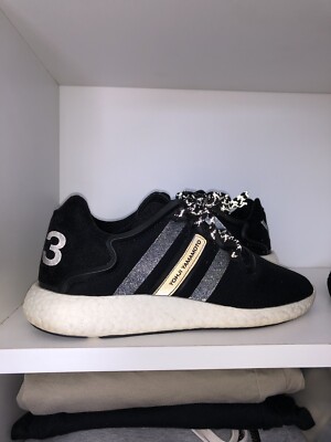 Size 9 - adidas Y-3 Yohji Run Black Reflective