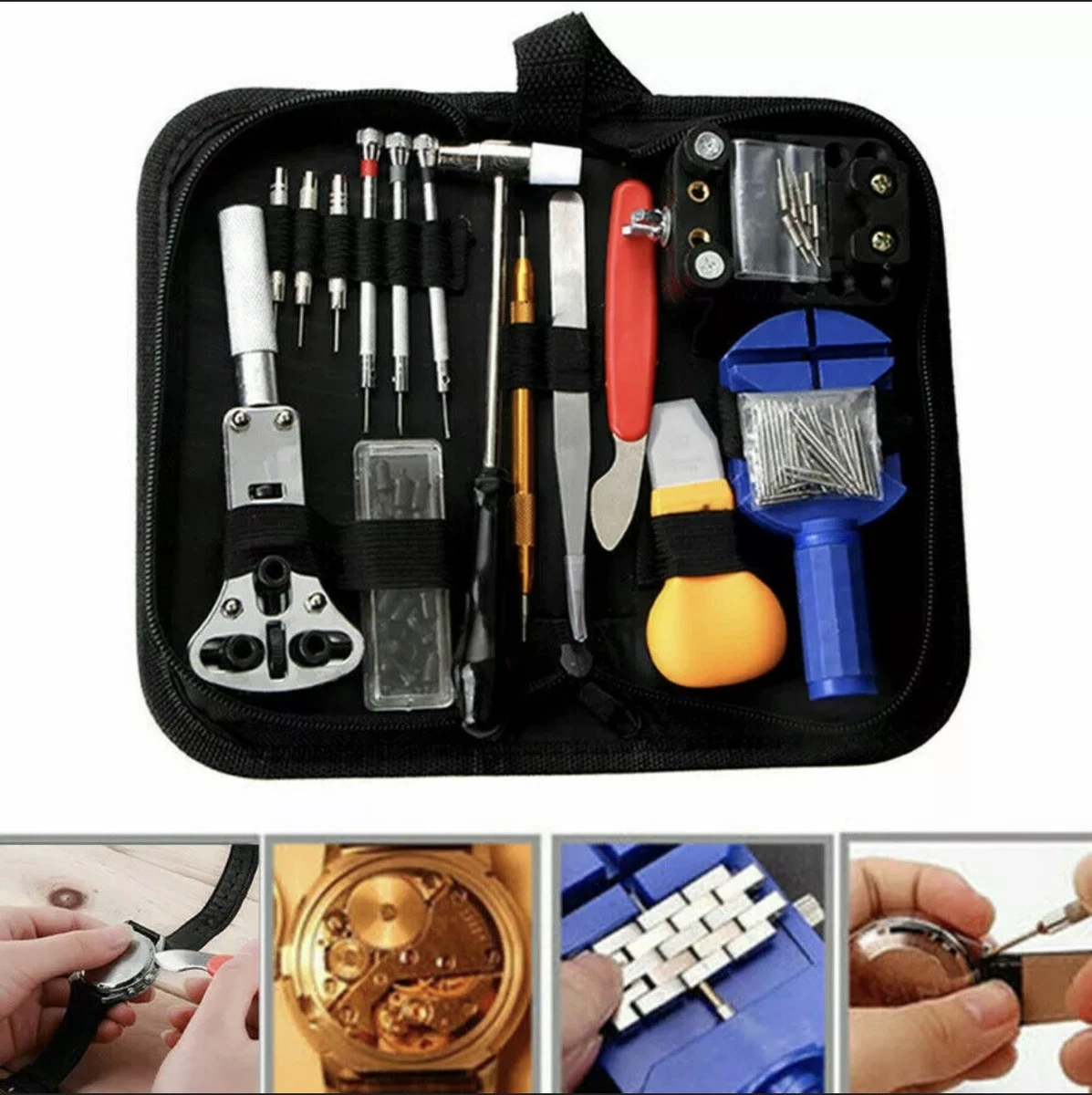 Remover sizing tool Orient Seiko watch Repair tool kit with band link 147PCS