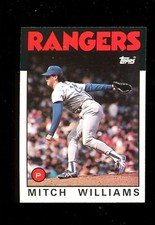 1986 Topps Traded #125T Mitch Williams Texas Rangers QTY
